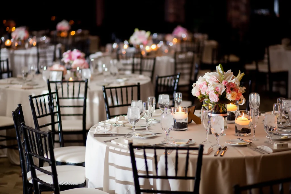 centerpieces at wedding receptions nyt