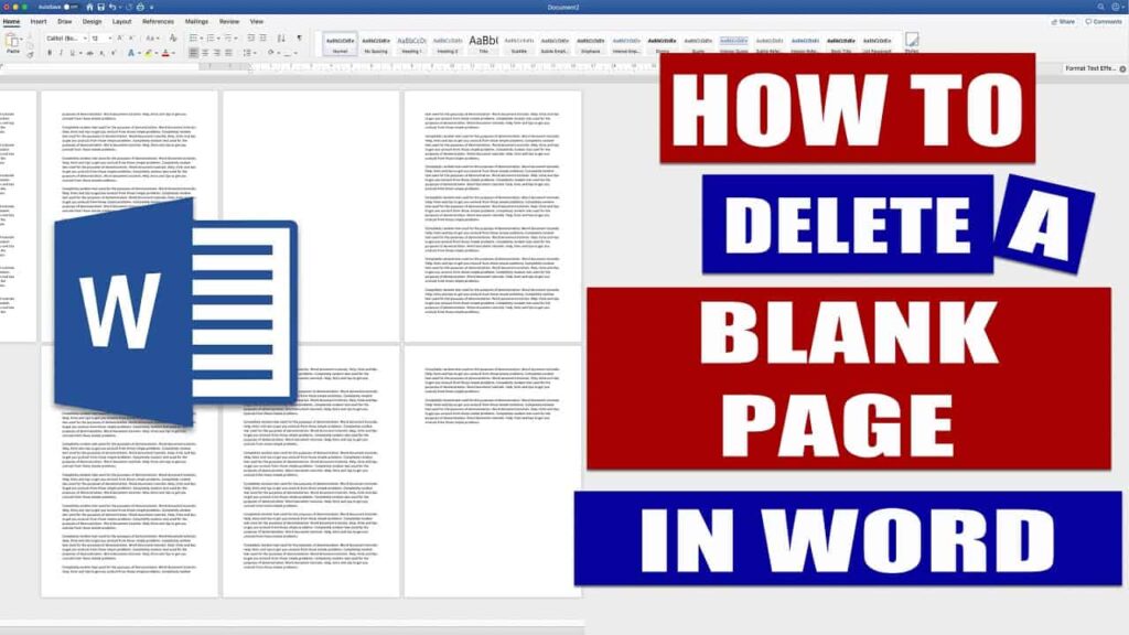 How to Delete a Page in Word