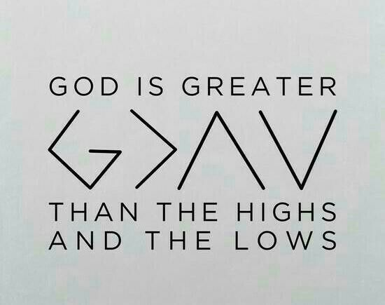 God Is Greater Than the Highs and Lows